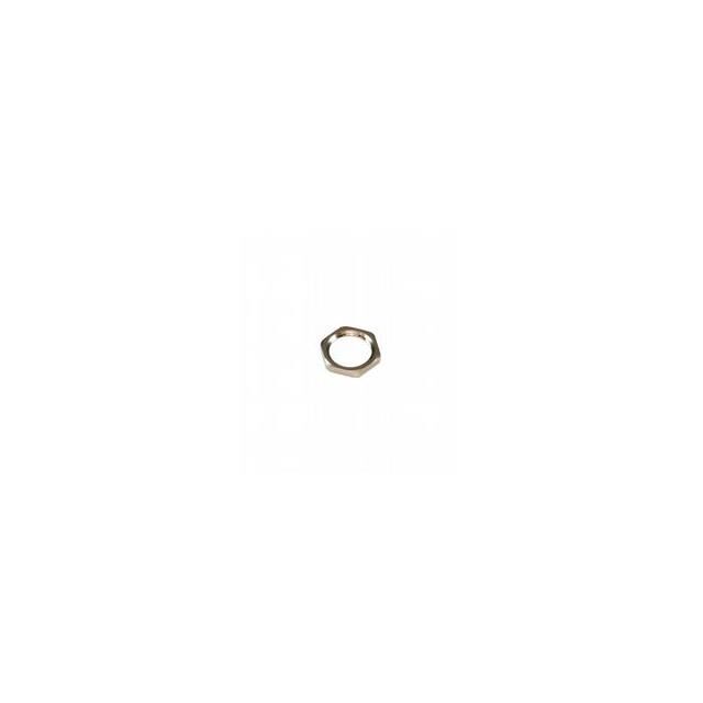 LOCKNUT PG9 NICKEL BRASS